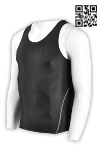 TF033訂印吸濕排汗運動背心 提供應緊身運動背心  製作運動專用背心 運動背心製造商